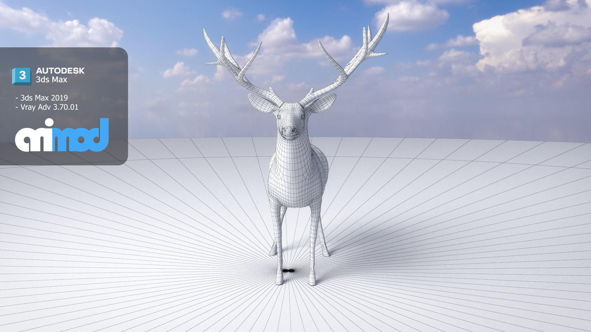 Deer 001 3D model_5