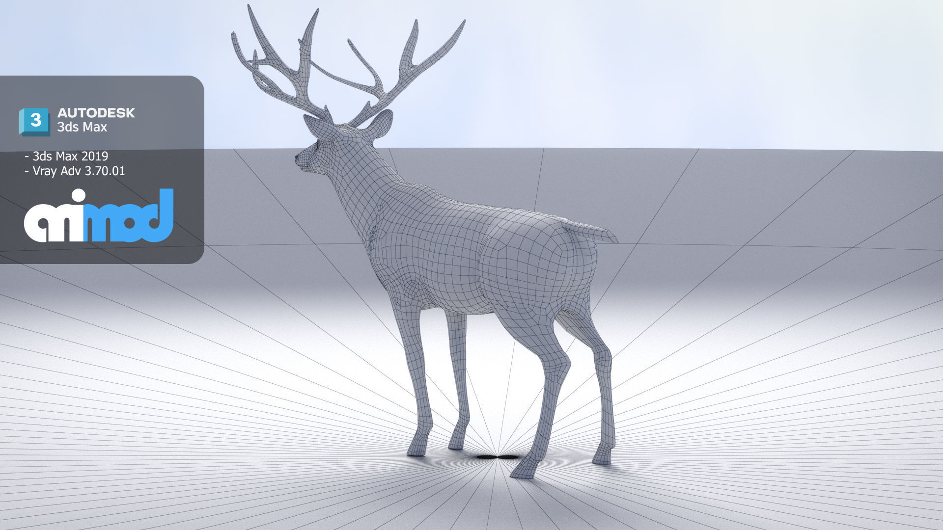 Deer 001 3D model_9