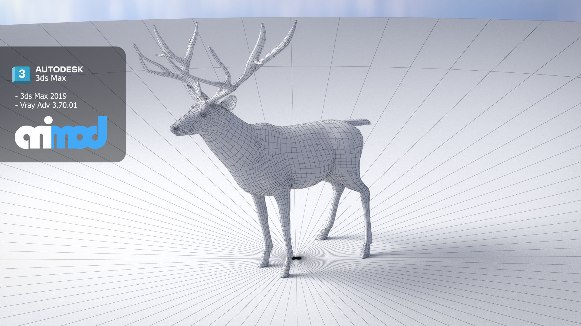 Deer 001 3D model_7