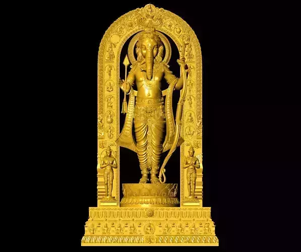 Ganpati Ram lalla  ganpati with ram lalla