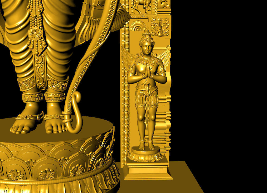 Ganpati Ram lalla  ganpati with ram lalla 3D print model_11