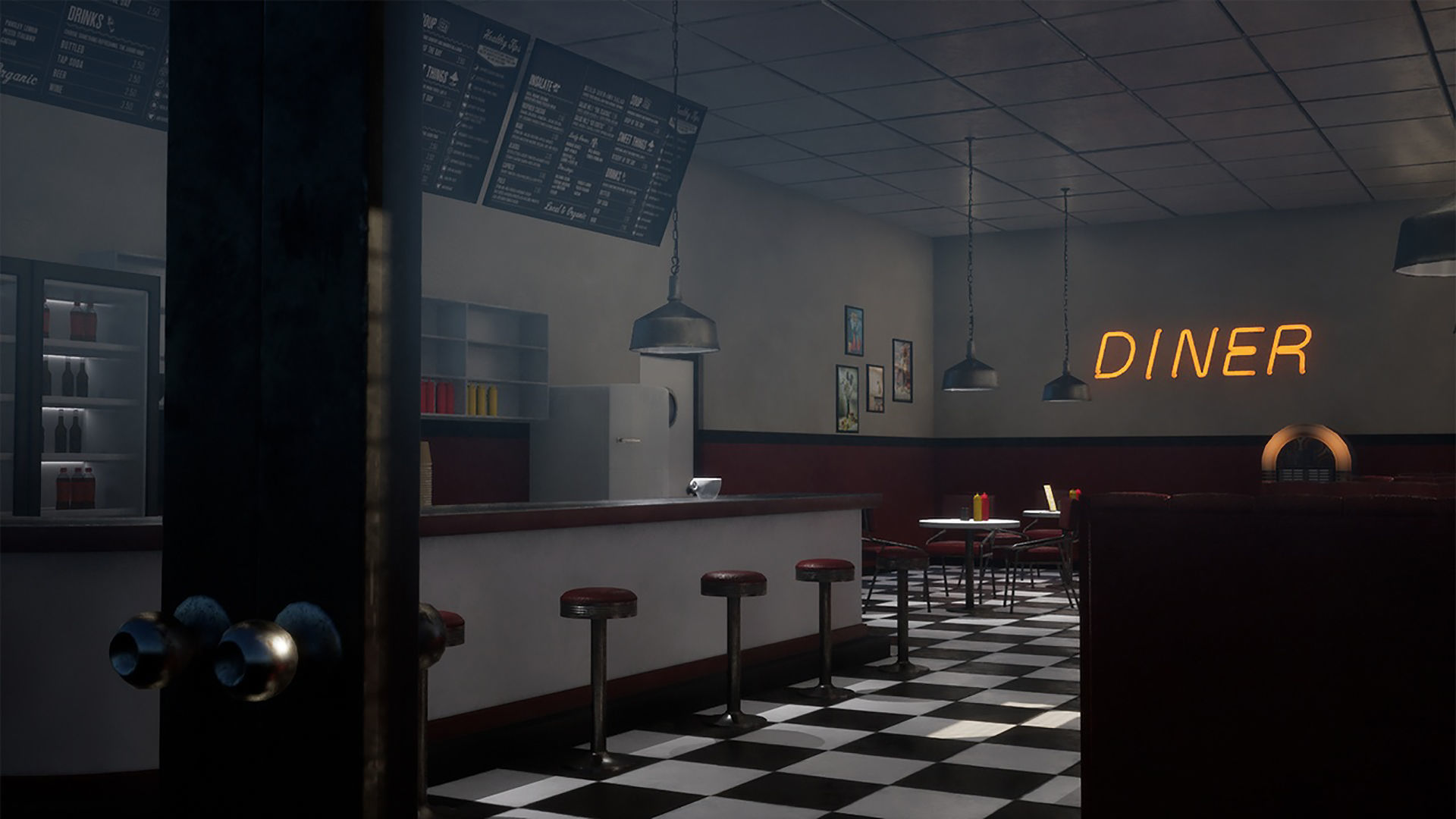 Diner Interior 3D model_4