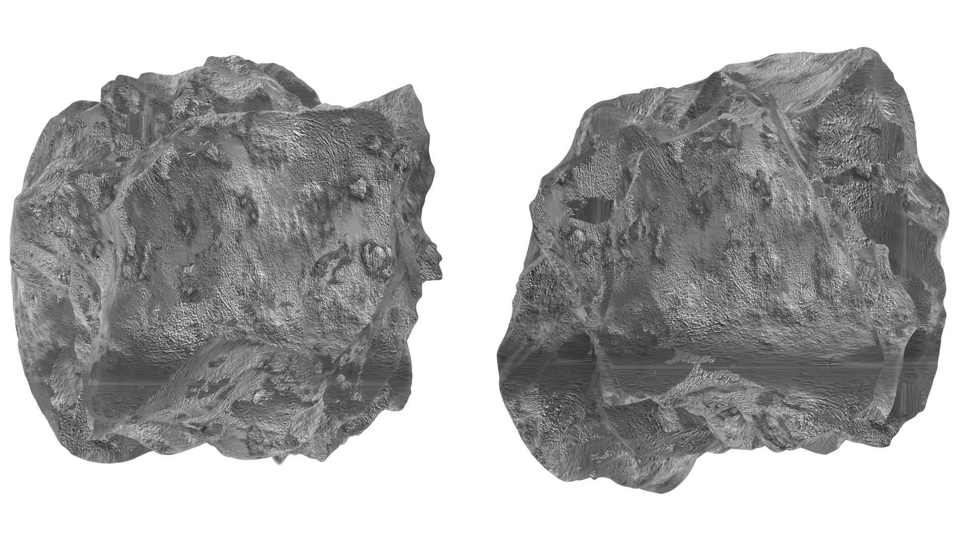 Asteroids Set 3D model_18