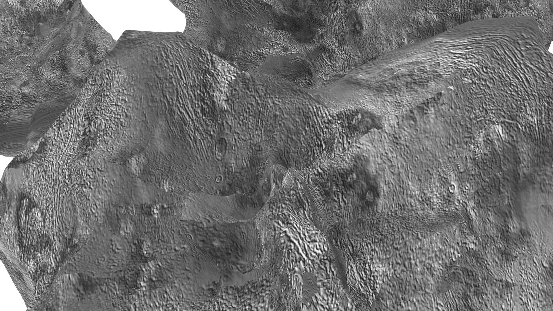 Asteroids Set 3D model_14