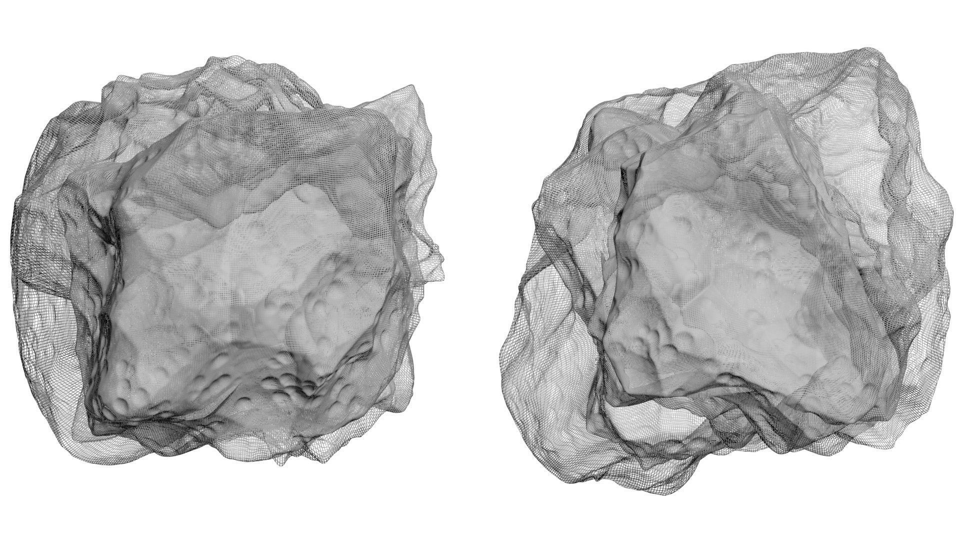 Asteroids Set 3D model_33