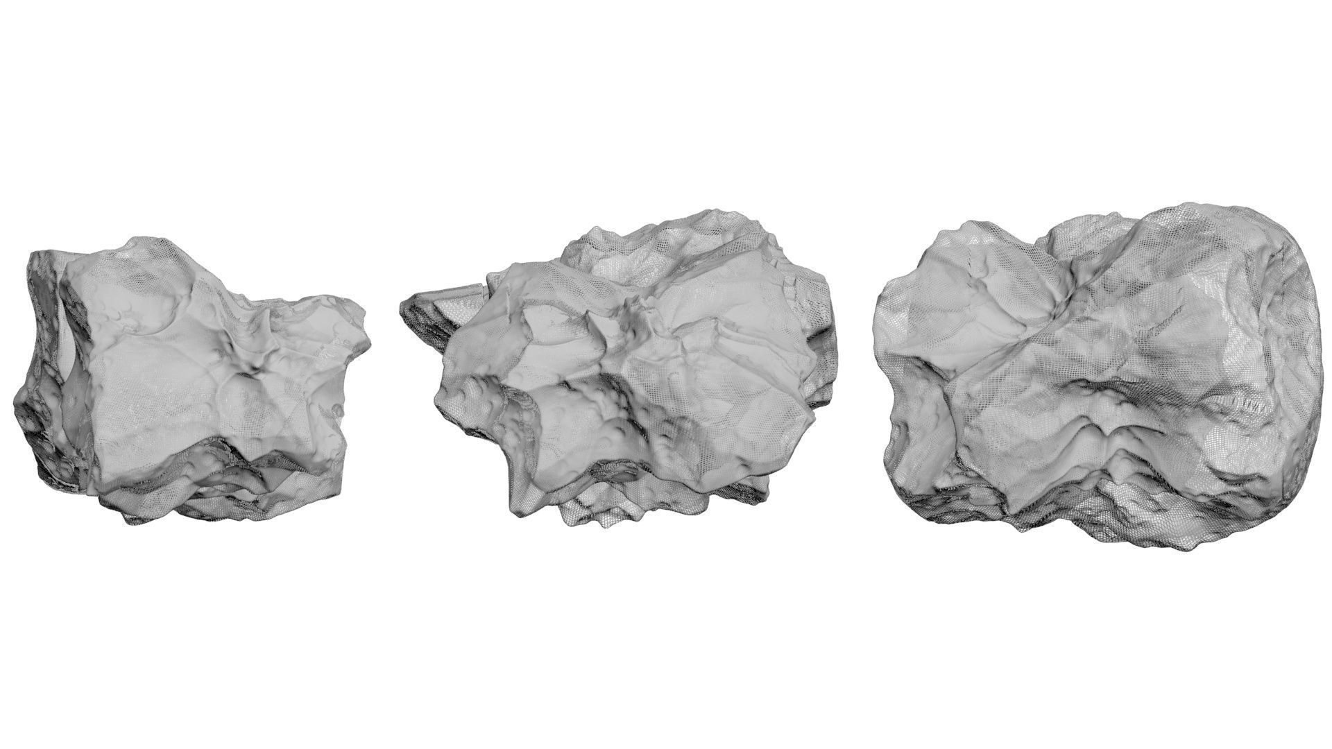 Asteroids Set 3D model_32