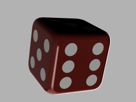 Weighted Trick Dice 3D print model_2