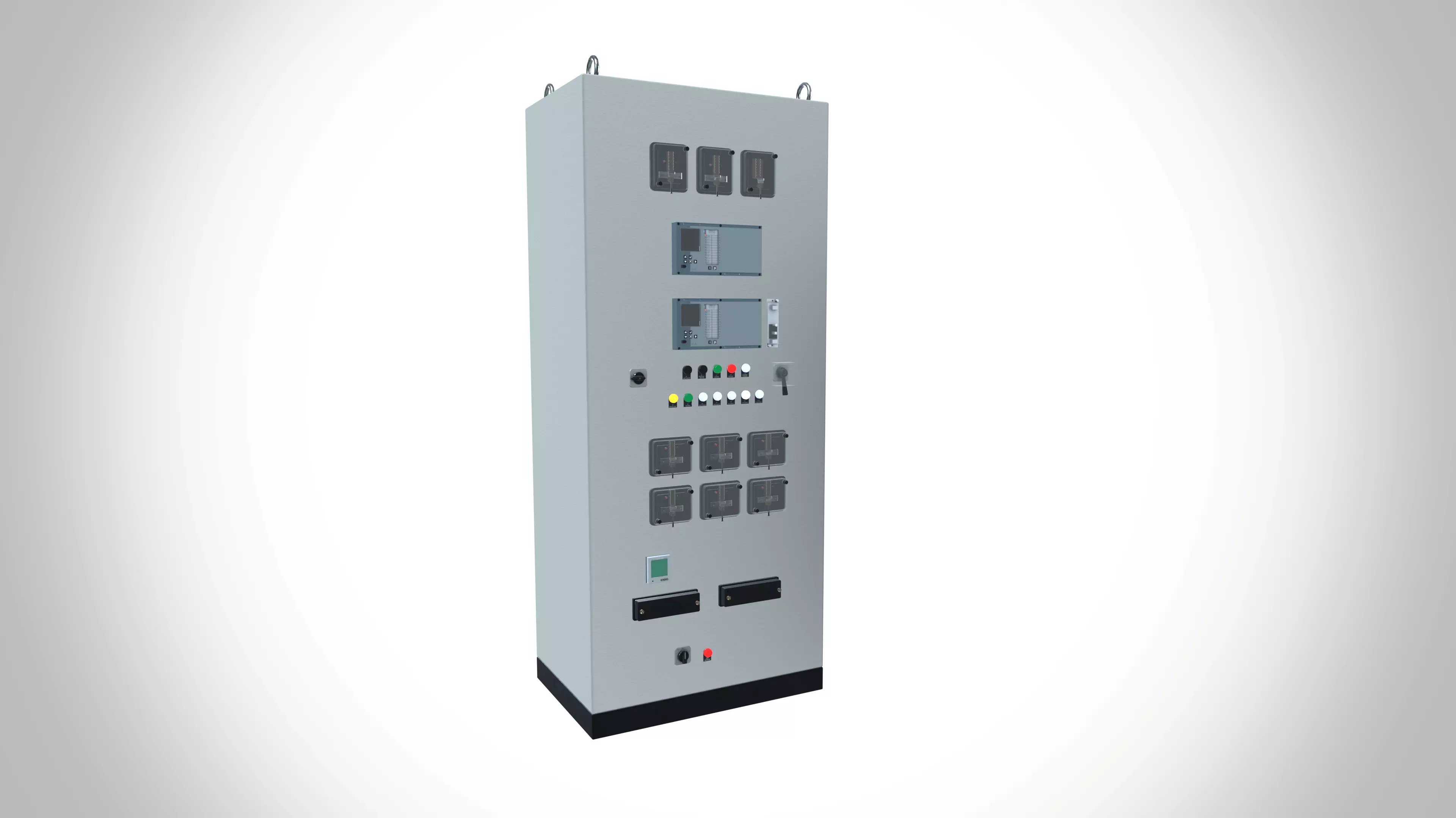 Control Panel Low-poly 3D model_0