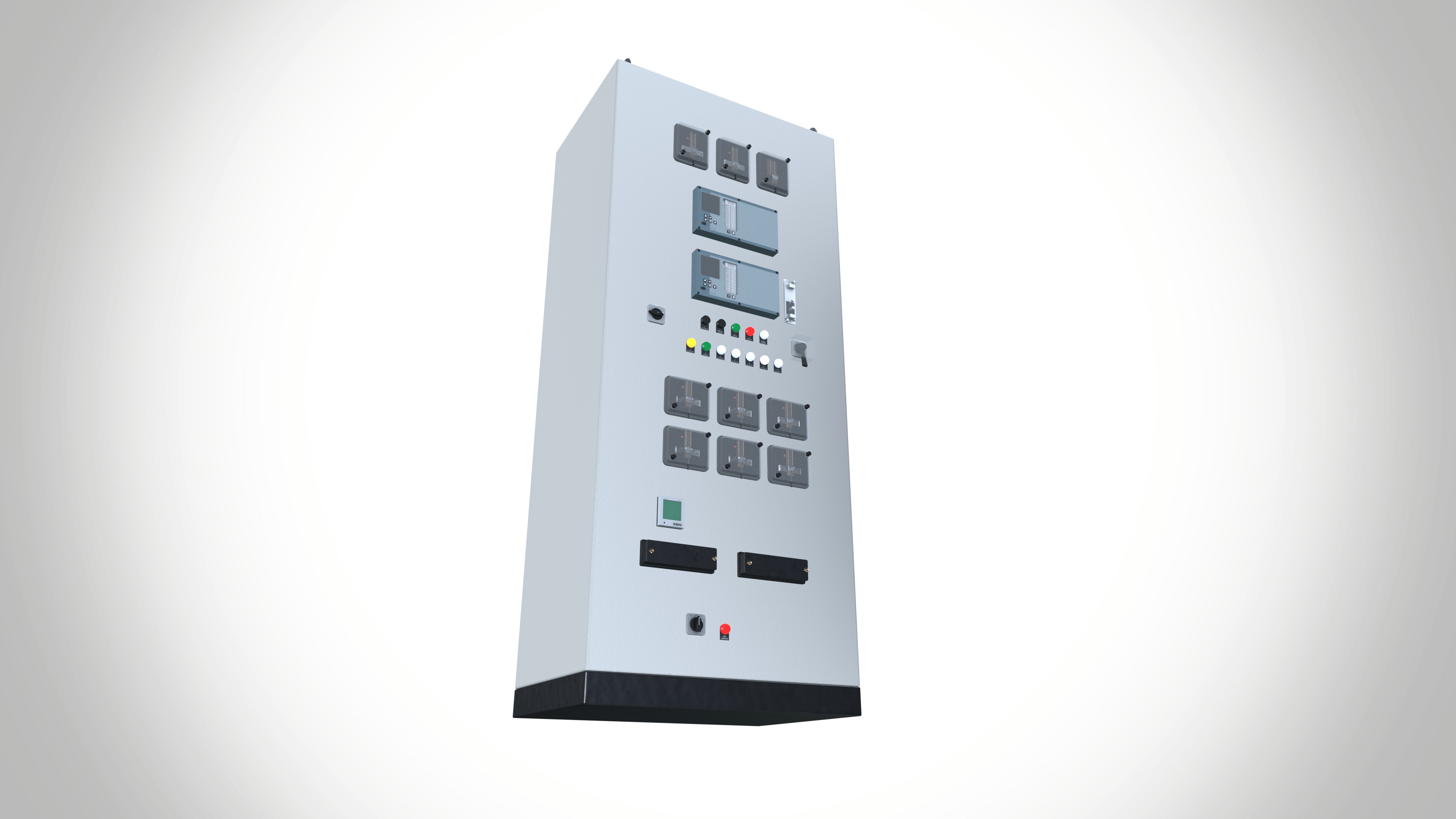 Control Panel Low-poly 3D model_6