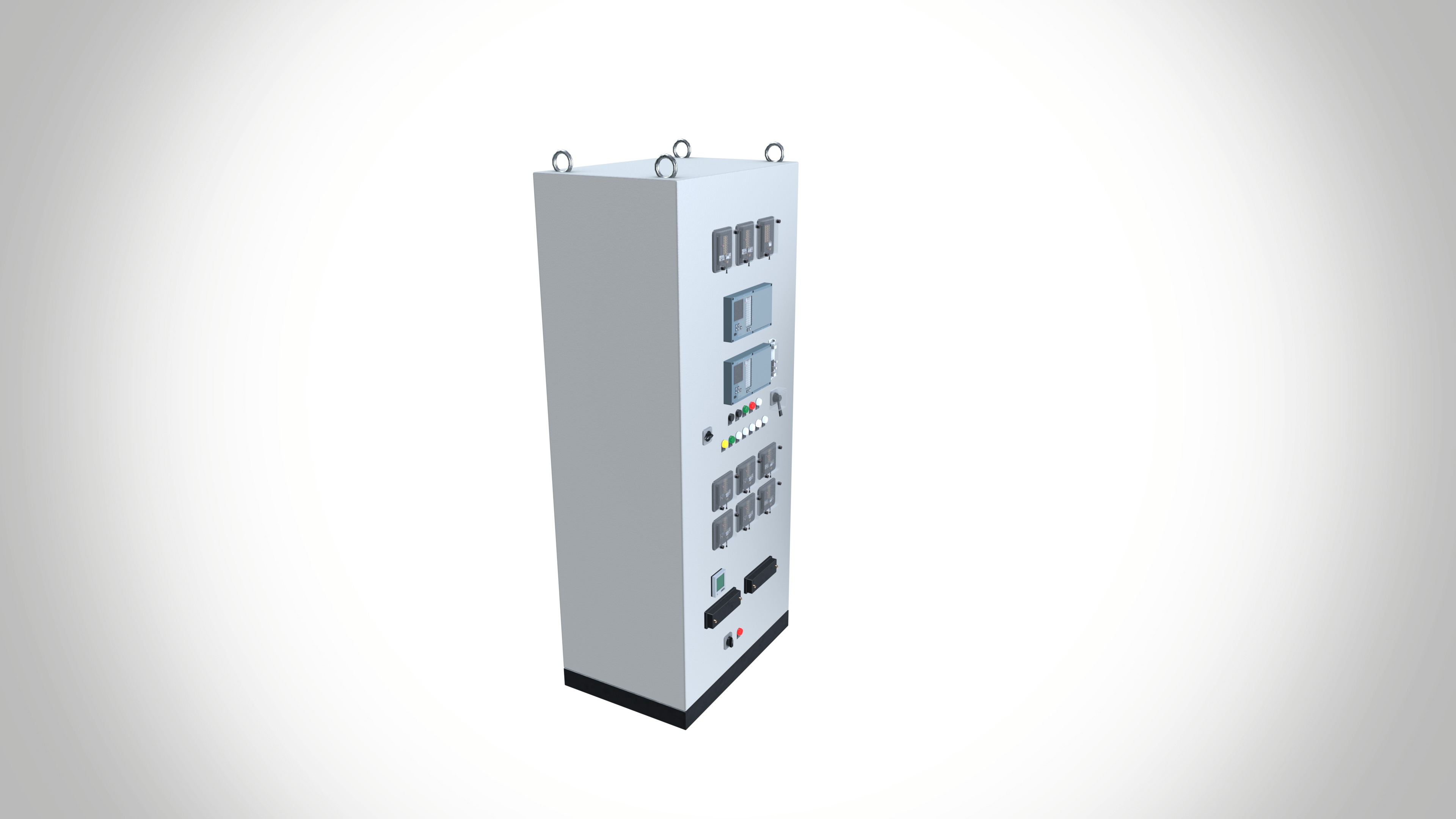 Control Panel Low-poly 3D model_5