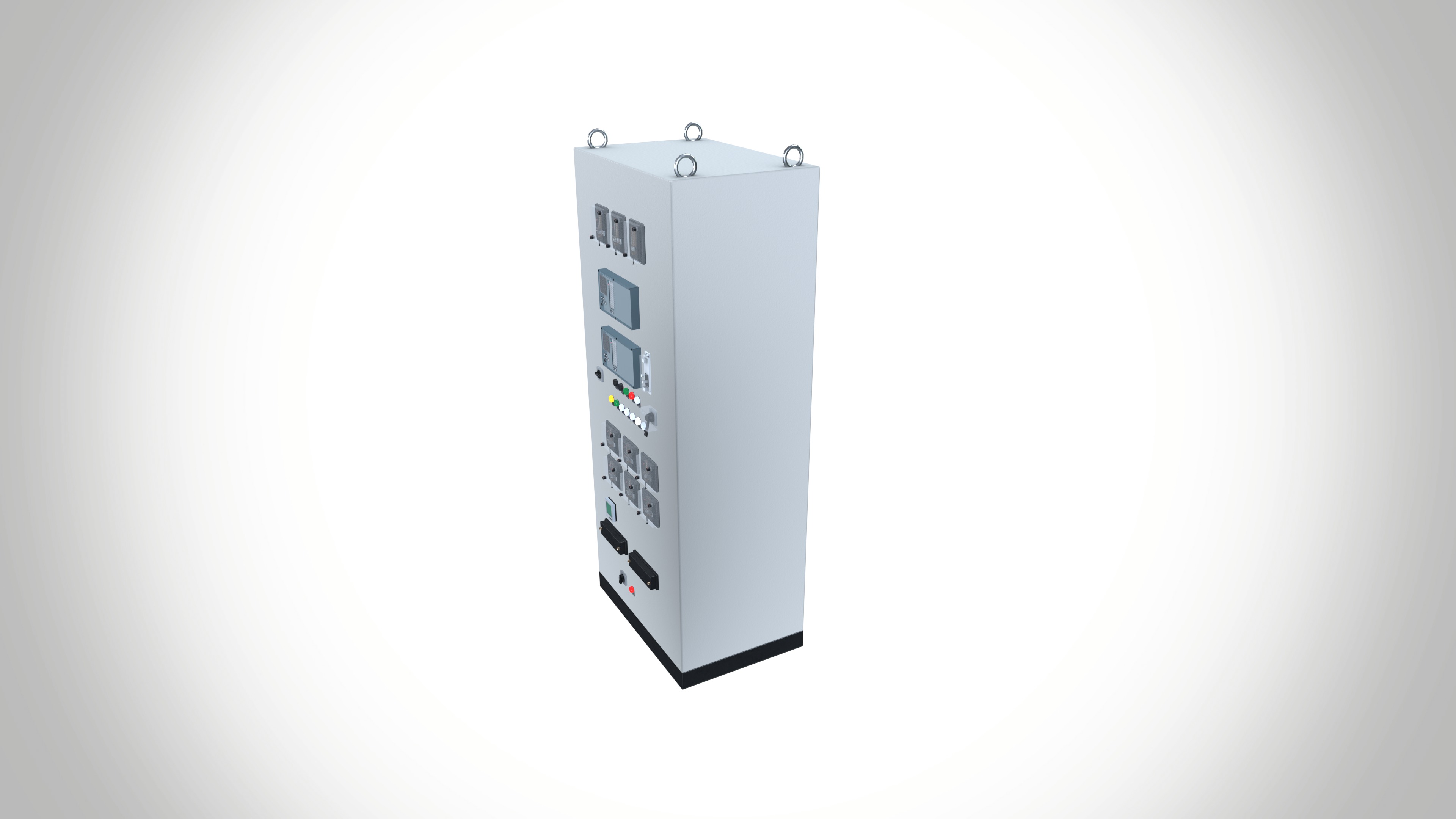 Control Panel Low-poly 3D model_4