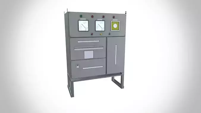 Control Panel Low-poly 3D model