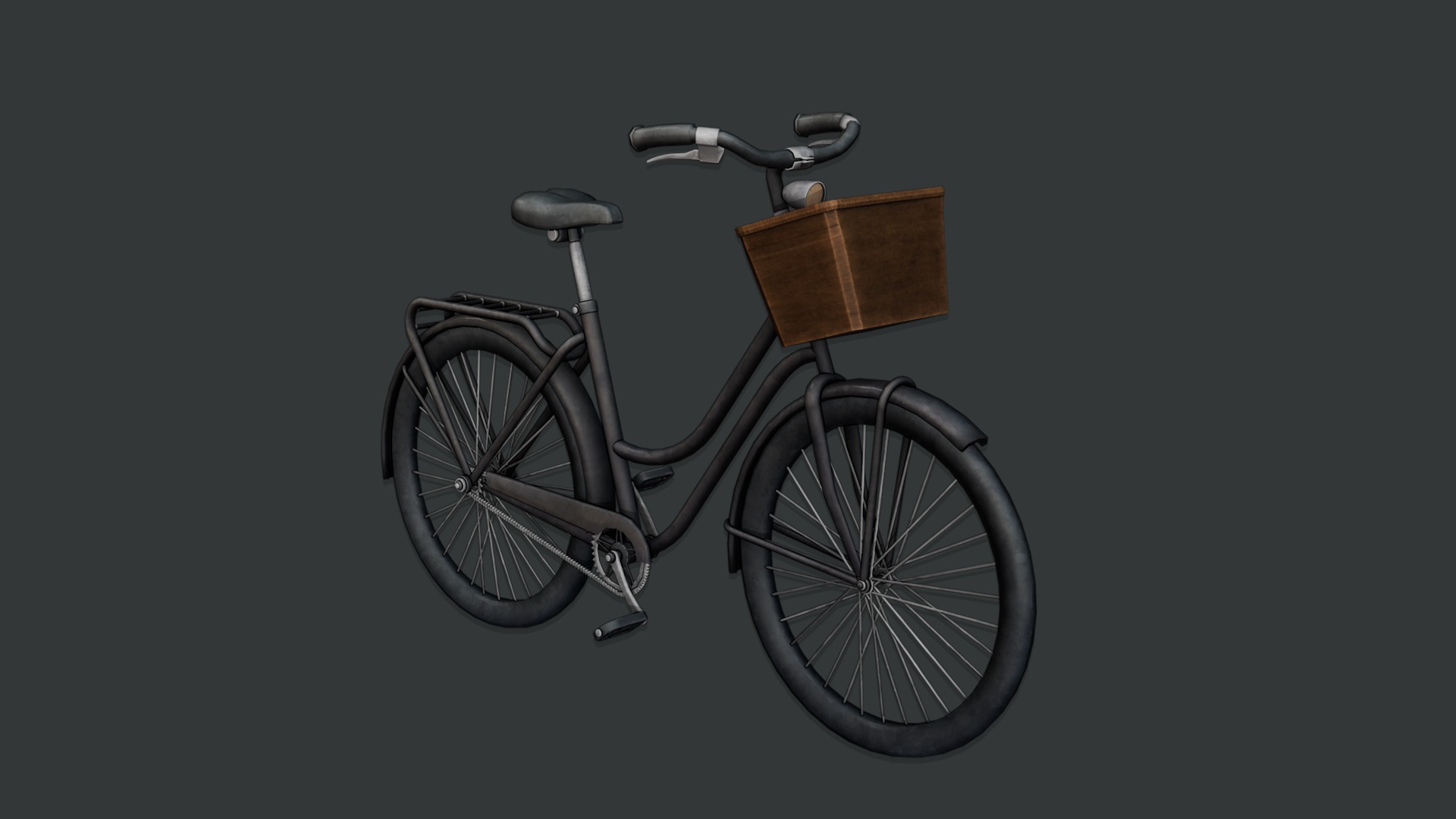 Dutch Style Bicycle 3D model_6