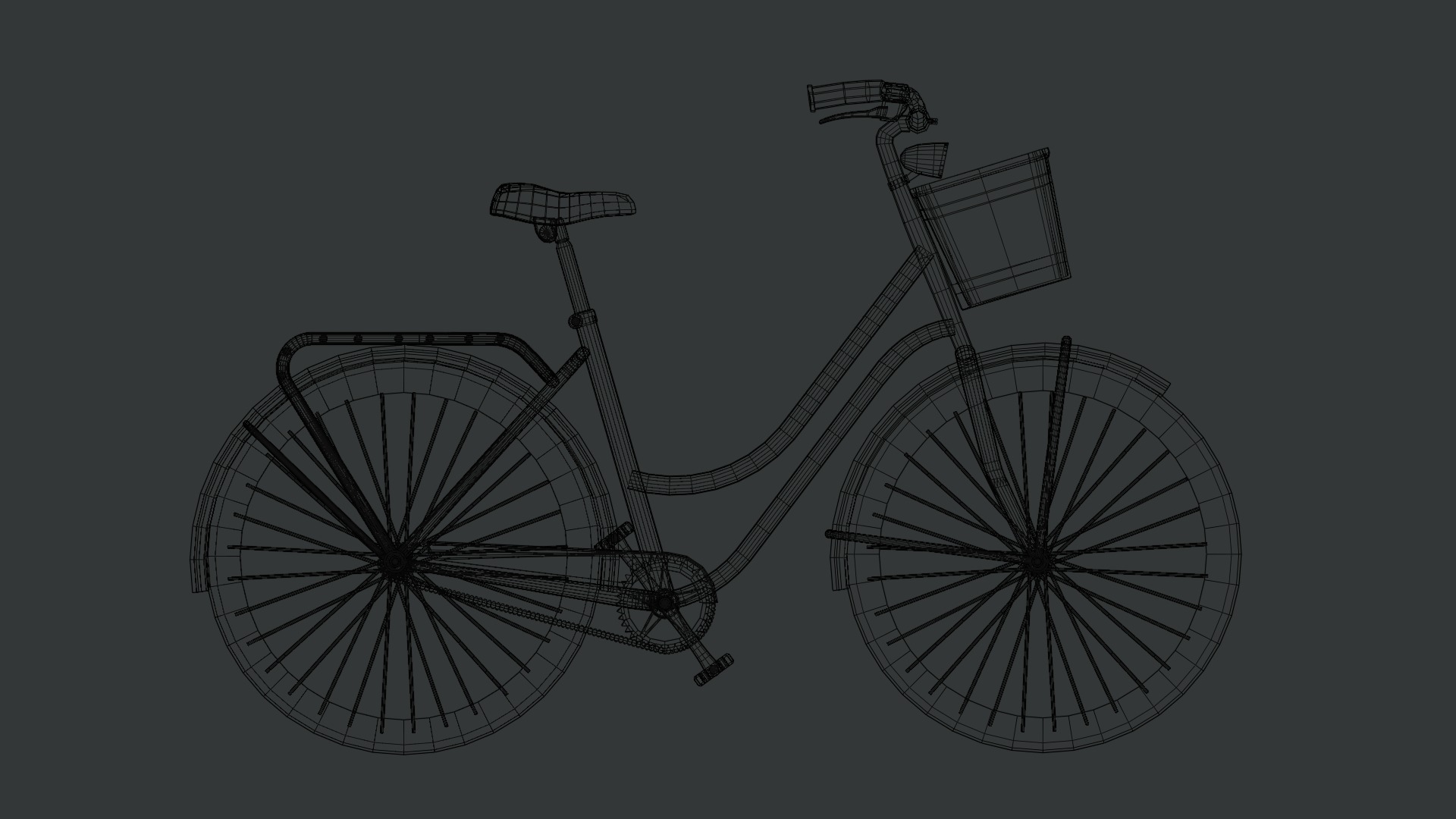 Dutch Style Bicycle 3D model_7