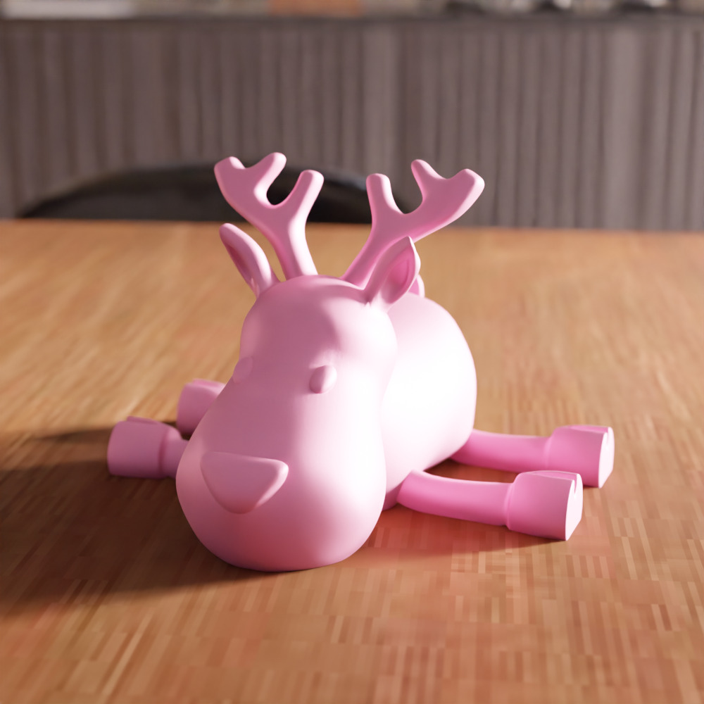 Christmas Deer Toy - 213 3D print model_2