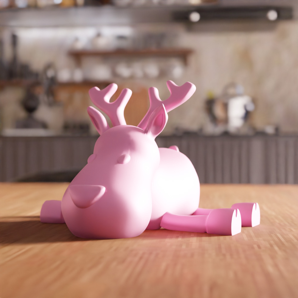 Christmas Deer Toy - 213 3D print model_3