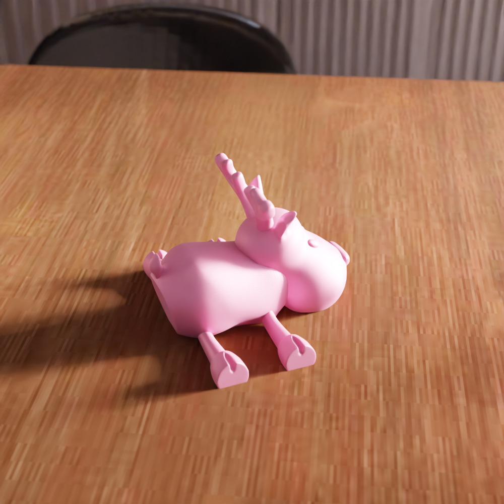 Christmas Deer Toy - 213 3D print model_6