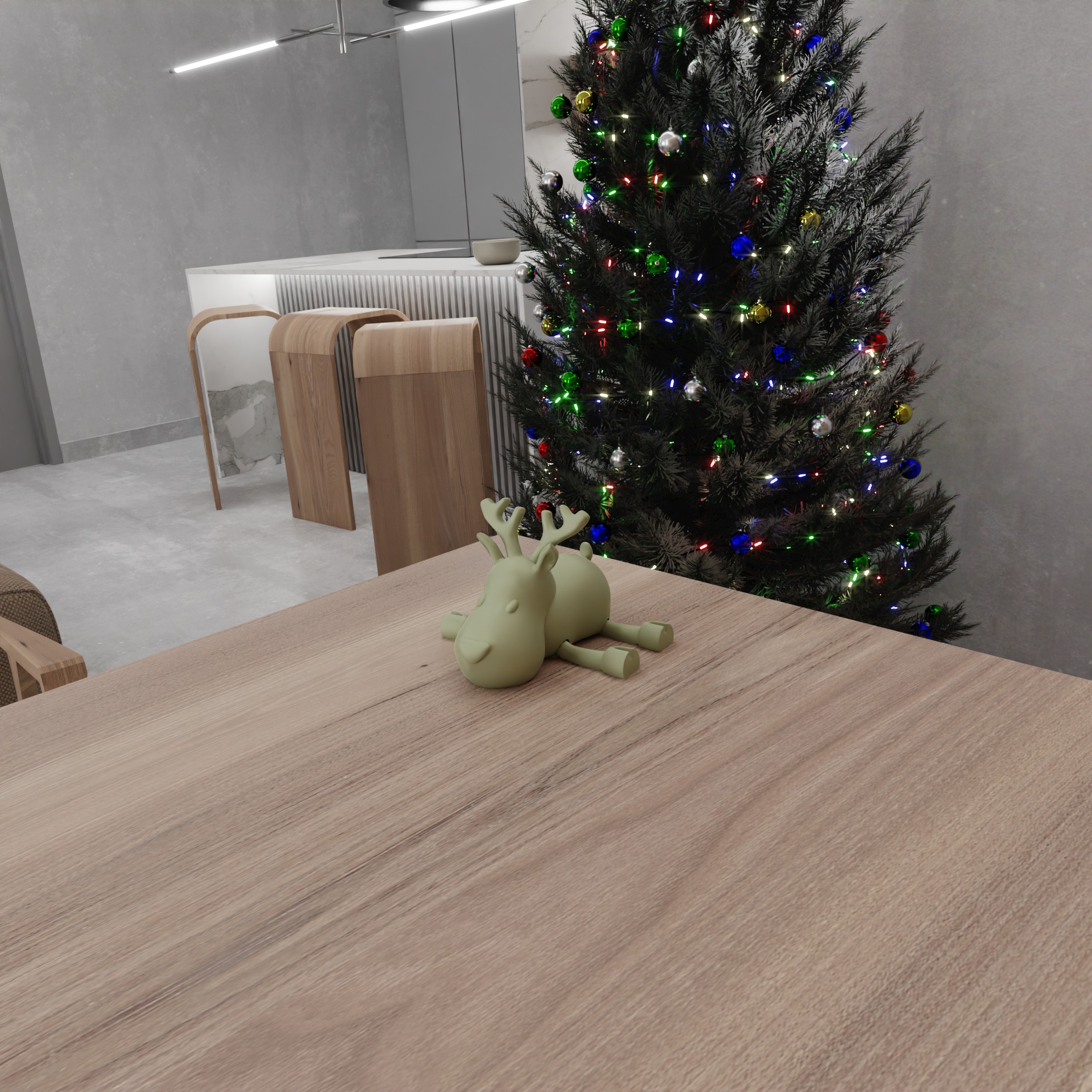 Christmas Deer Toy - 213 3D print model_11