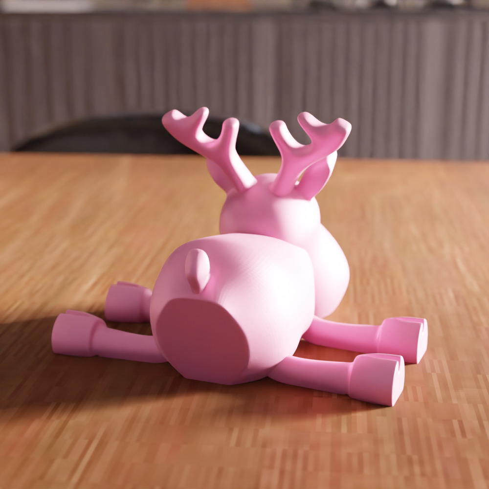 Christmas Deer Toy - 213 3D print model_5