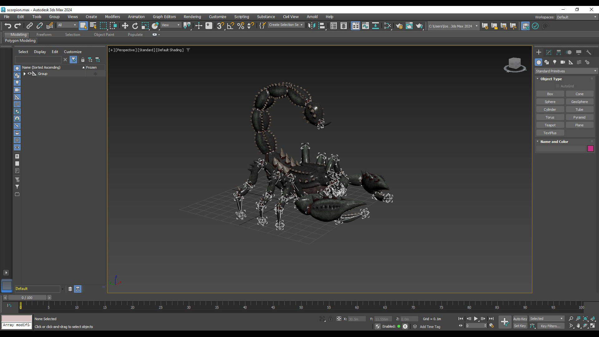Scorpion Animation and Texture Pack 3D model 3D model_25