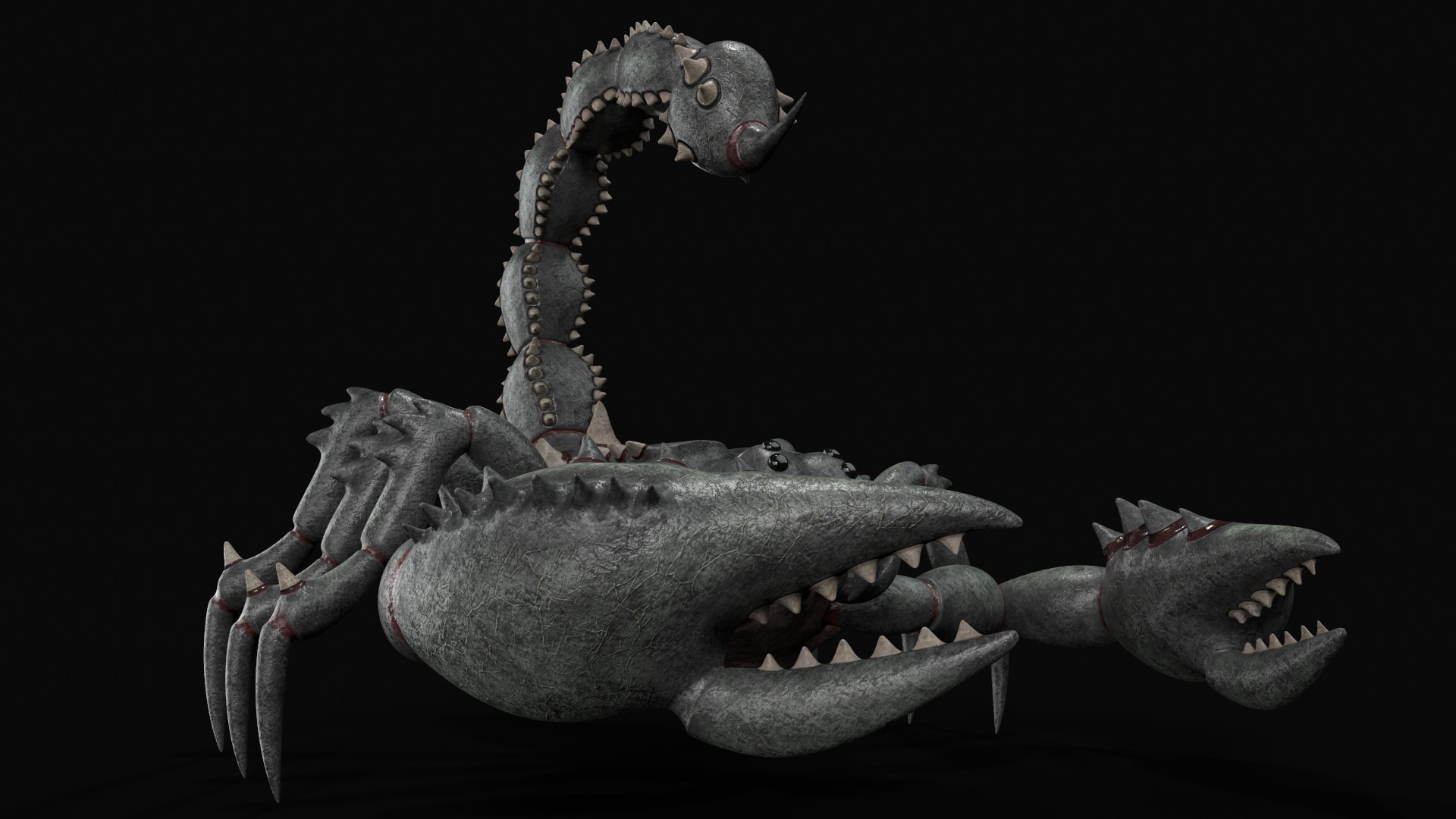 Scorpion Animation and Texture Pack 3D model 3D model_5