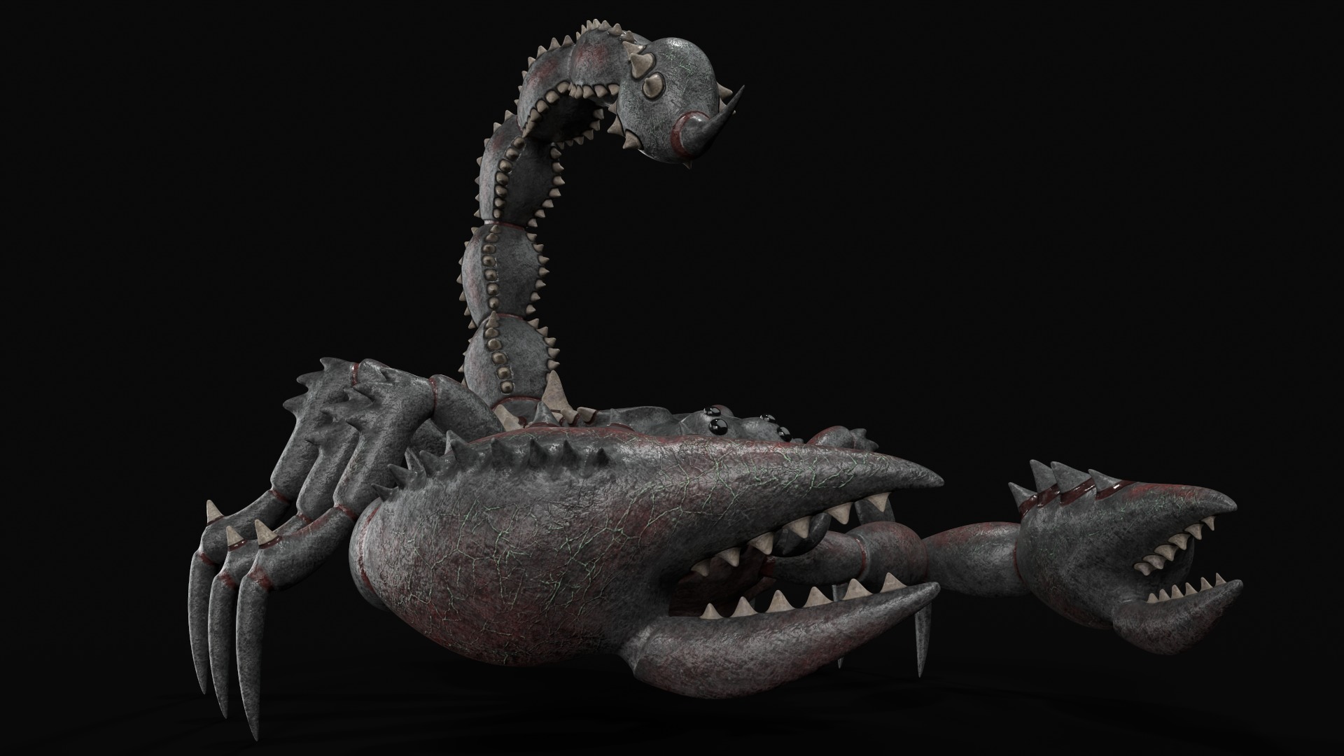 Scorpion Animation and Texture Pack 3D model 3D model_14