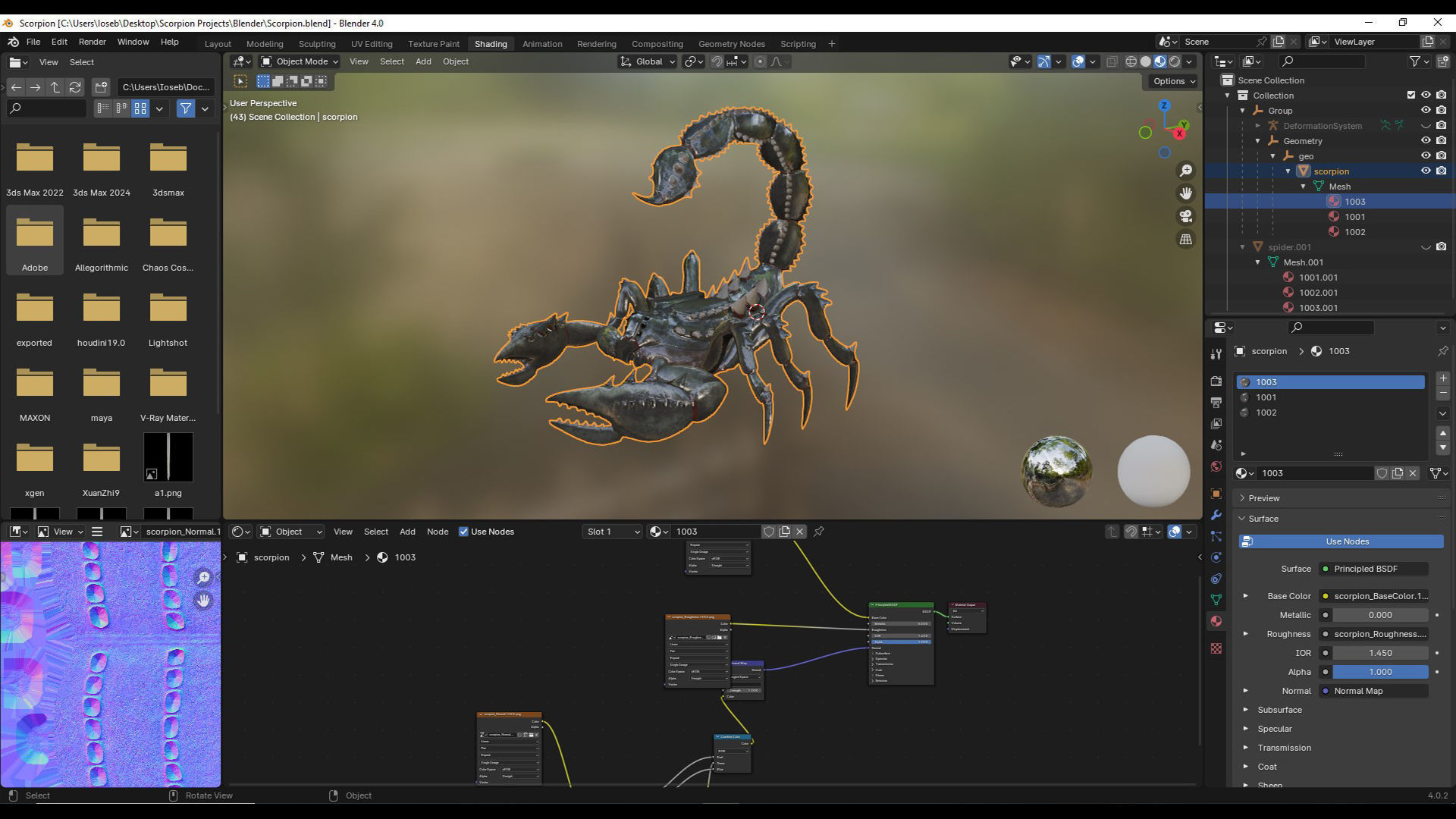 Scorpion Animation and Texture Pack 3D model 3D model_26
