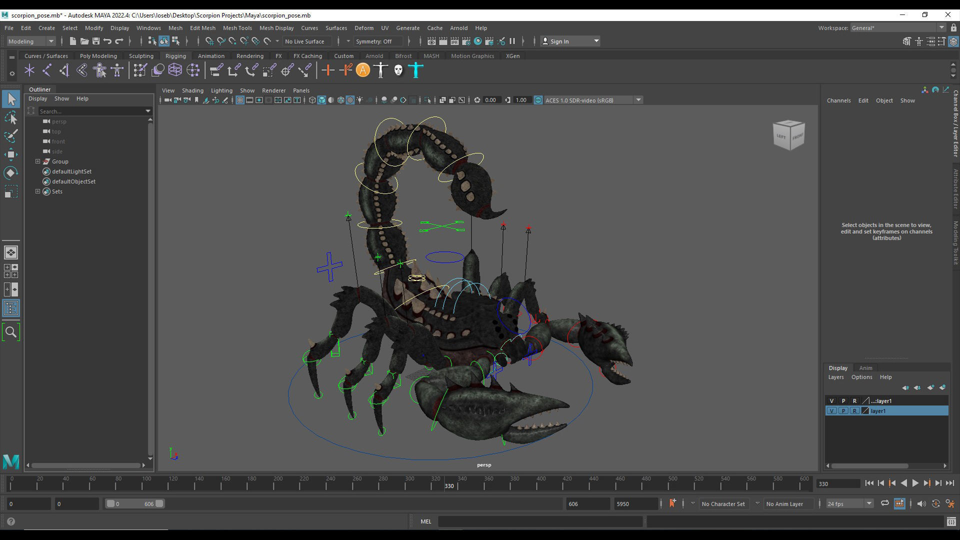 Scorpion Animation and Texture Pack 3D model 3D model_22