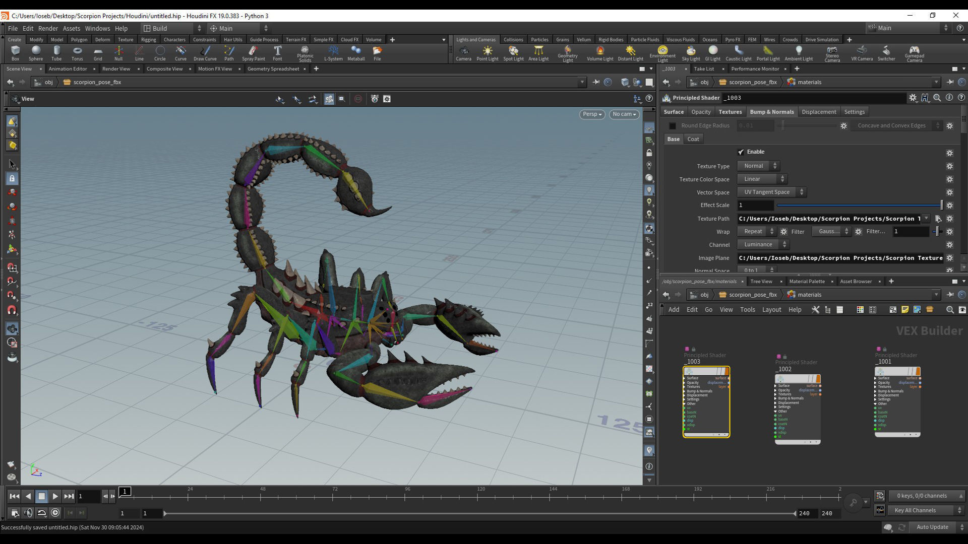 Scorpion Animation and Texture Pack 3D model 3D model_24