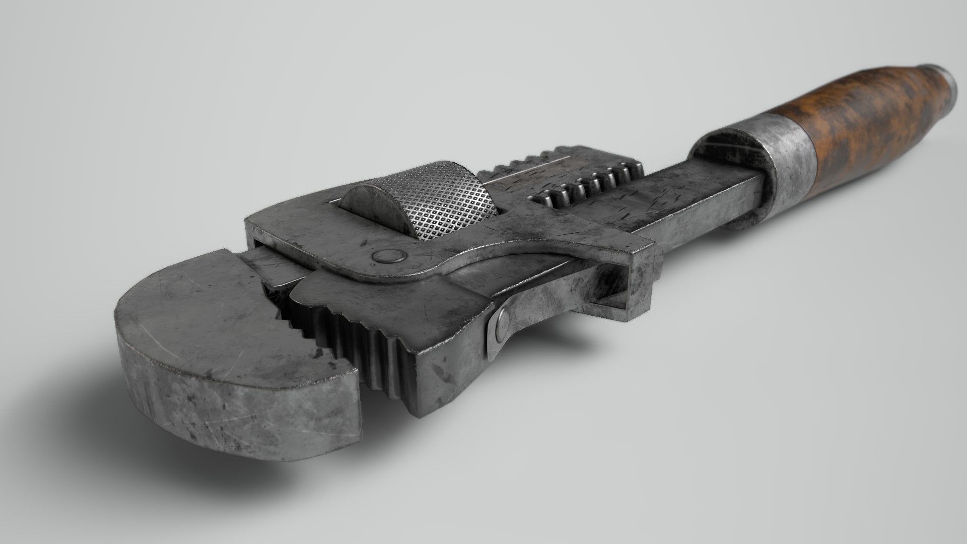 Pipe Wrench High-poly 3D model 3D model_2