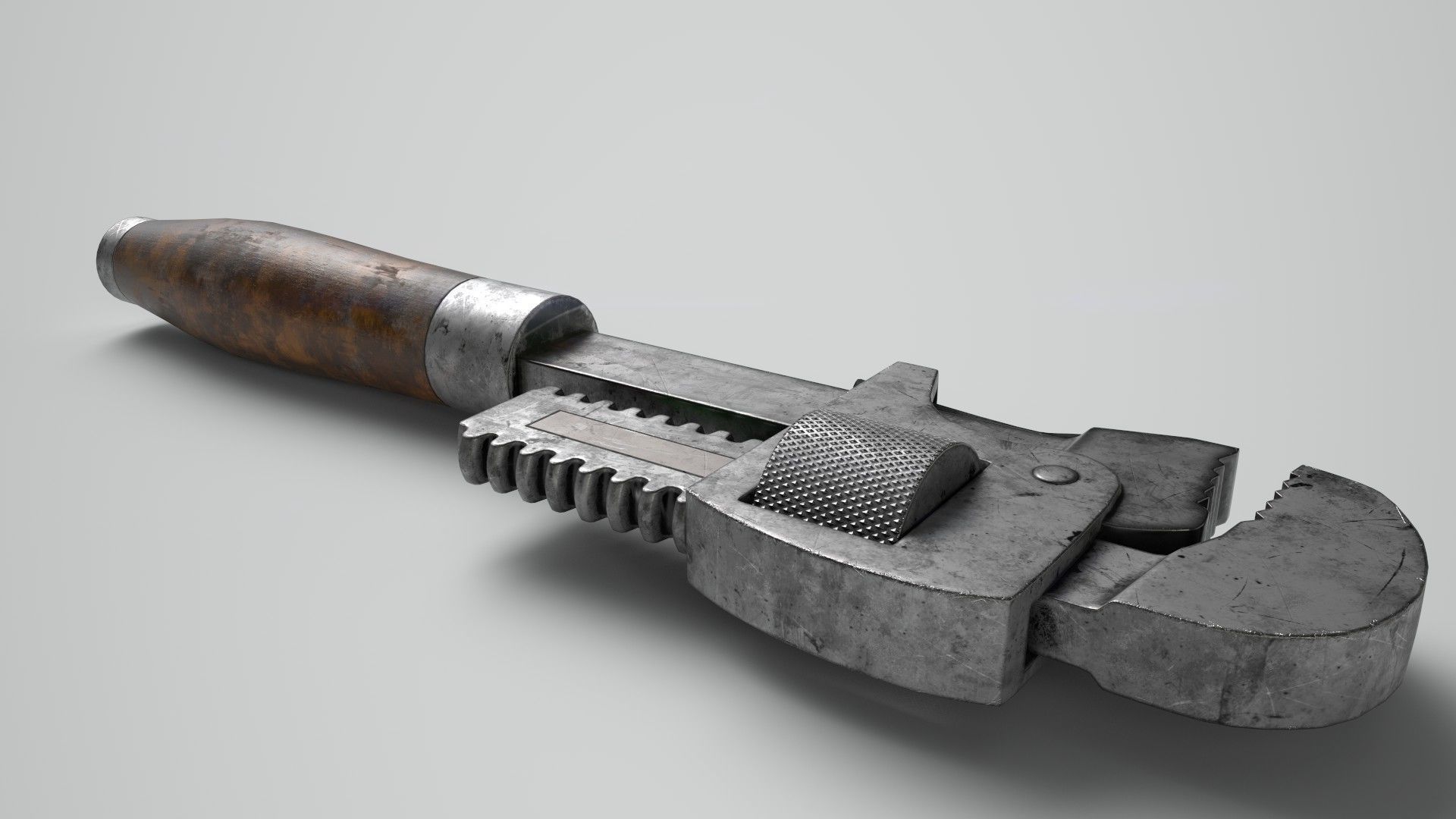 Pipe Wrench High-poly 3D model 3D model_7