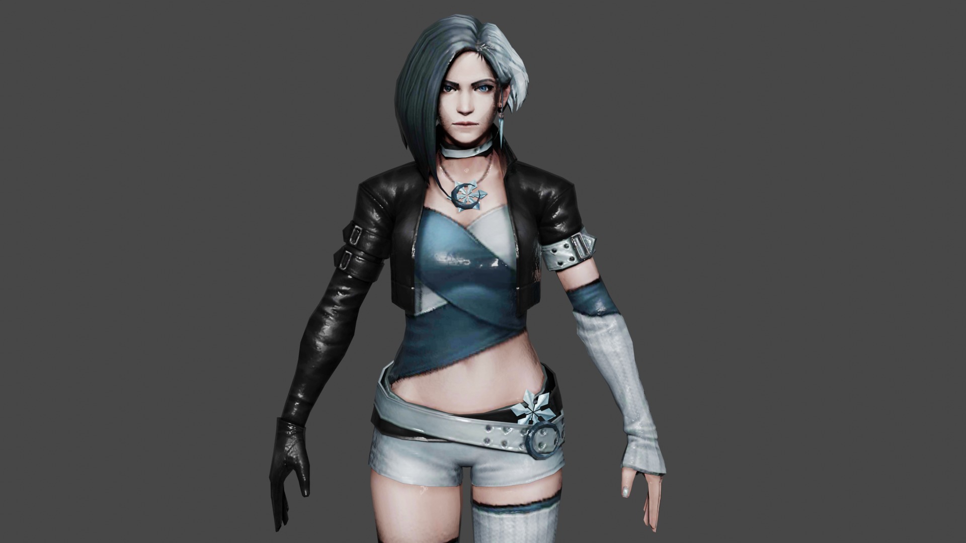 Luna Snow Low-poly 3D model_1