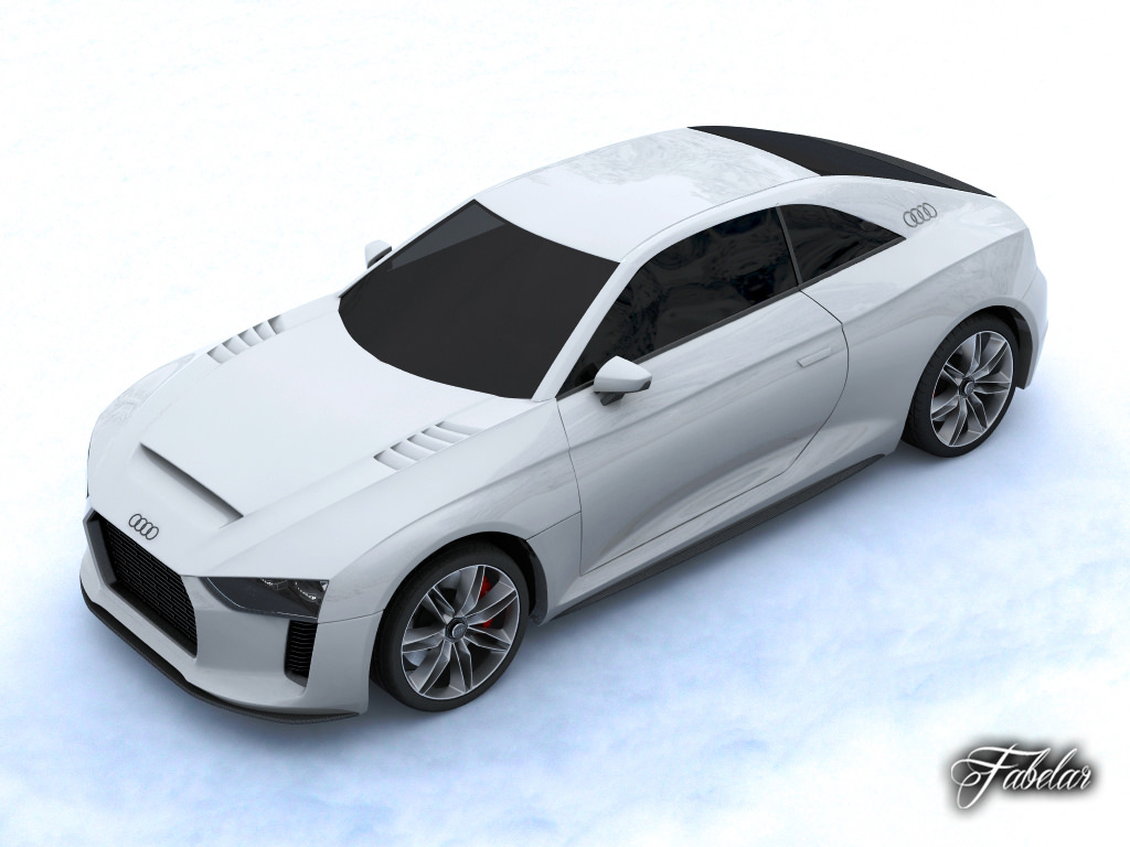Audi Quattro concept STD MAT 3D model_5
