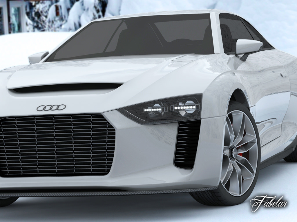 Audi Quattro concept STD MAT 3D model_7