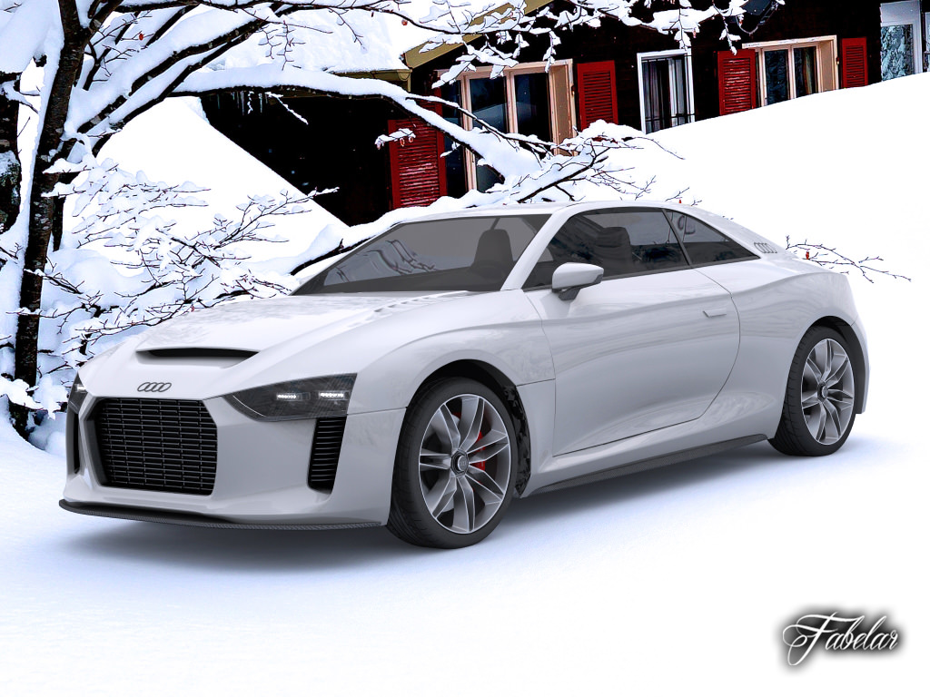 Audi Quattro concept STD MAT 3D model_4