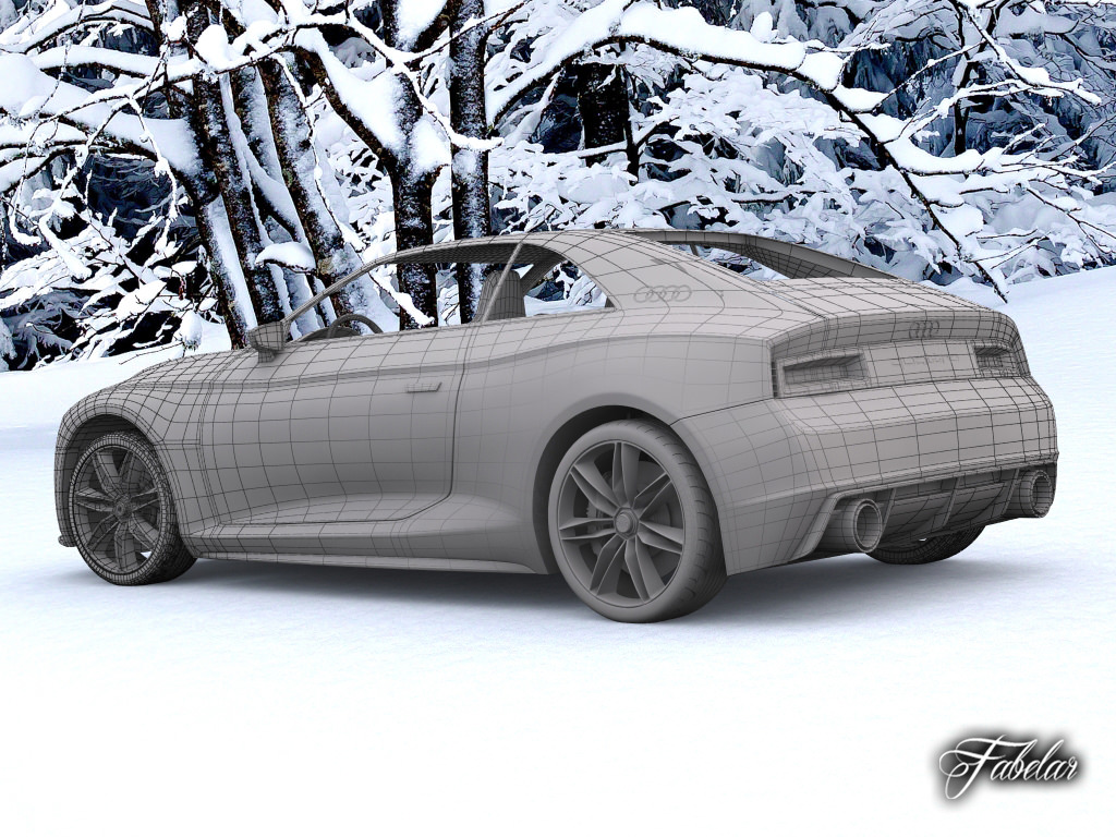 Audi Quattro concept STD MAT 3D model_13