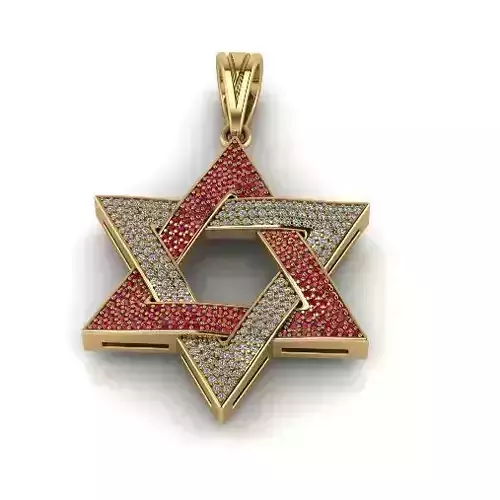 Star of David pendant Model 6703