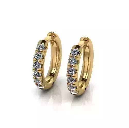 Earrings 13mm Model 6701