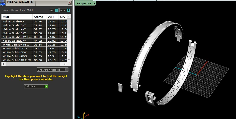 Bracelet size 21 Model 6665 3D print model_8