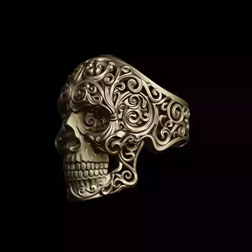 Skull of filigree