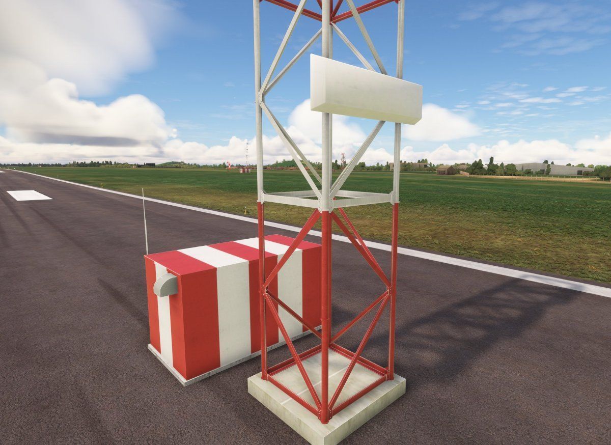 ILS Glide path model Low-poly 3D model_2