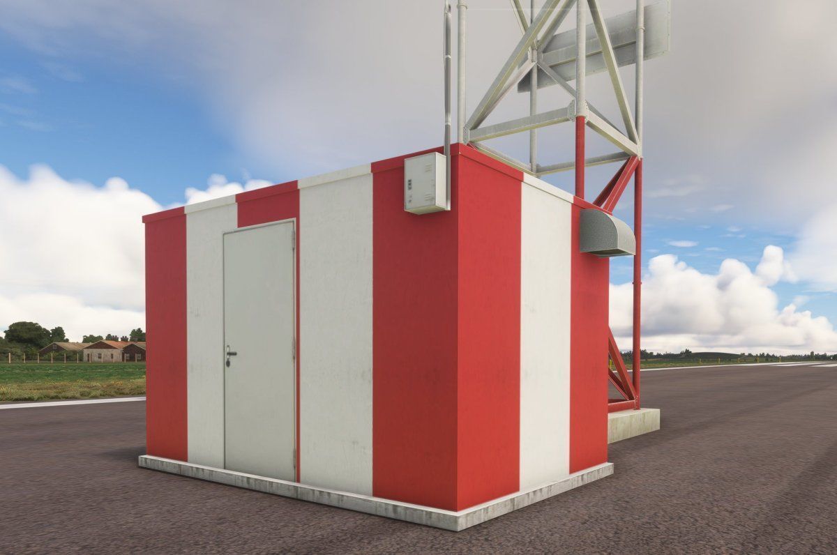 ILS Glide path model Low-poly 3D model_1