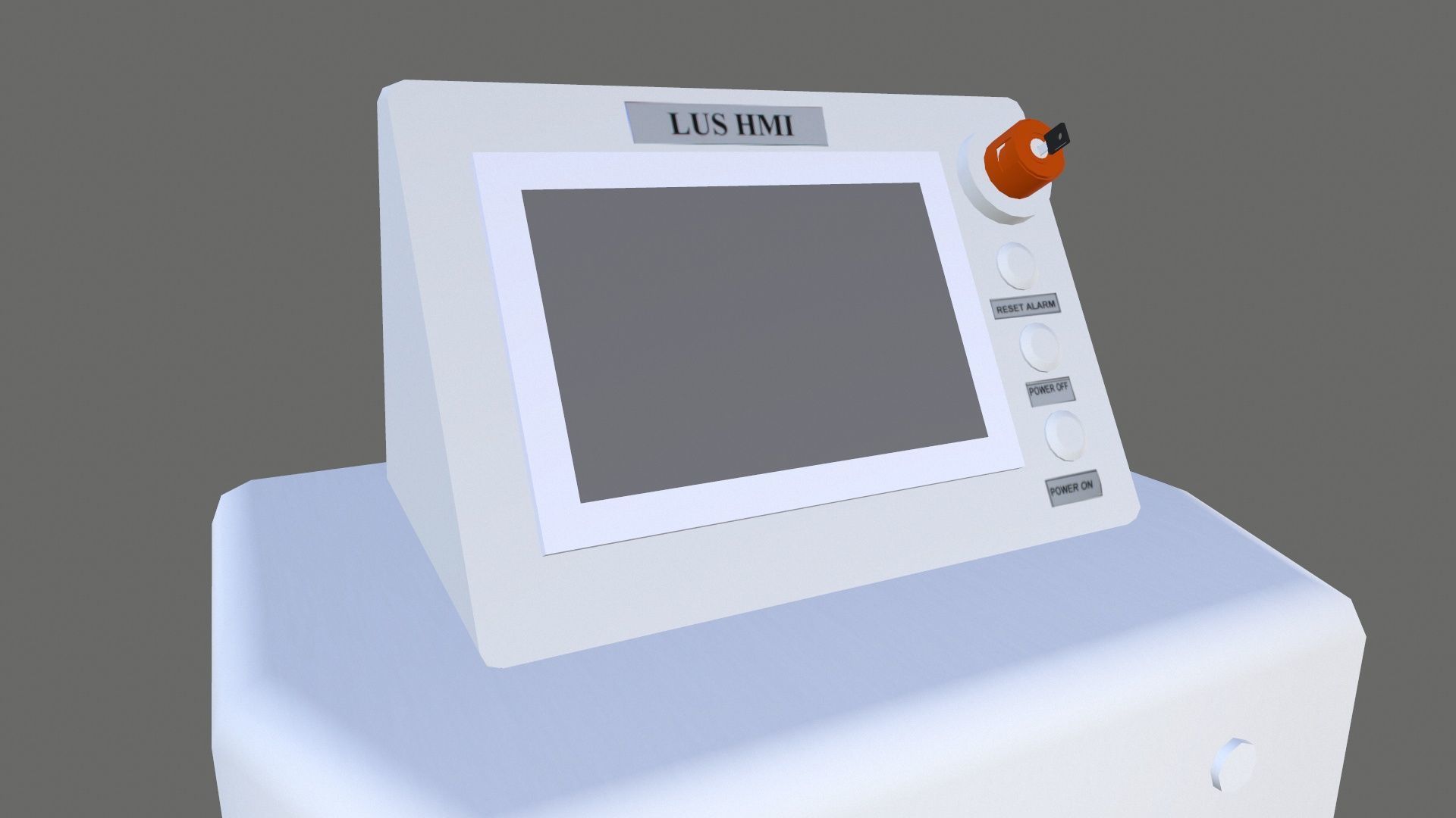 LUS HMI Panel Low-poly 3D model_9