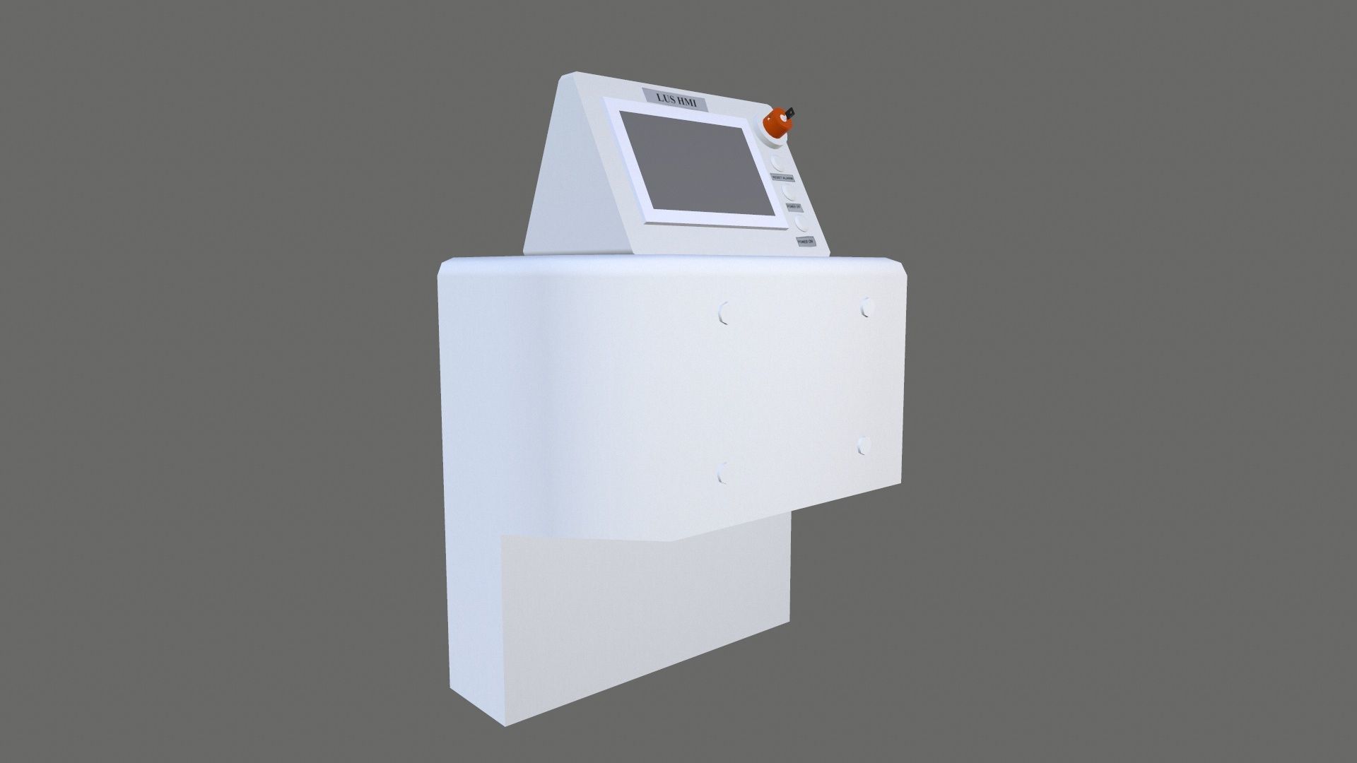 LUS HMI Panel Low-poly 3D model_4