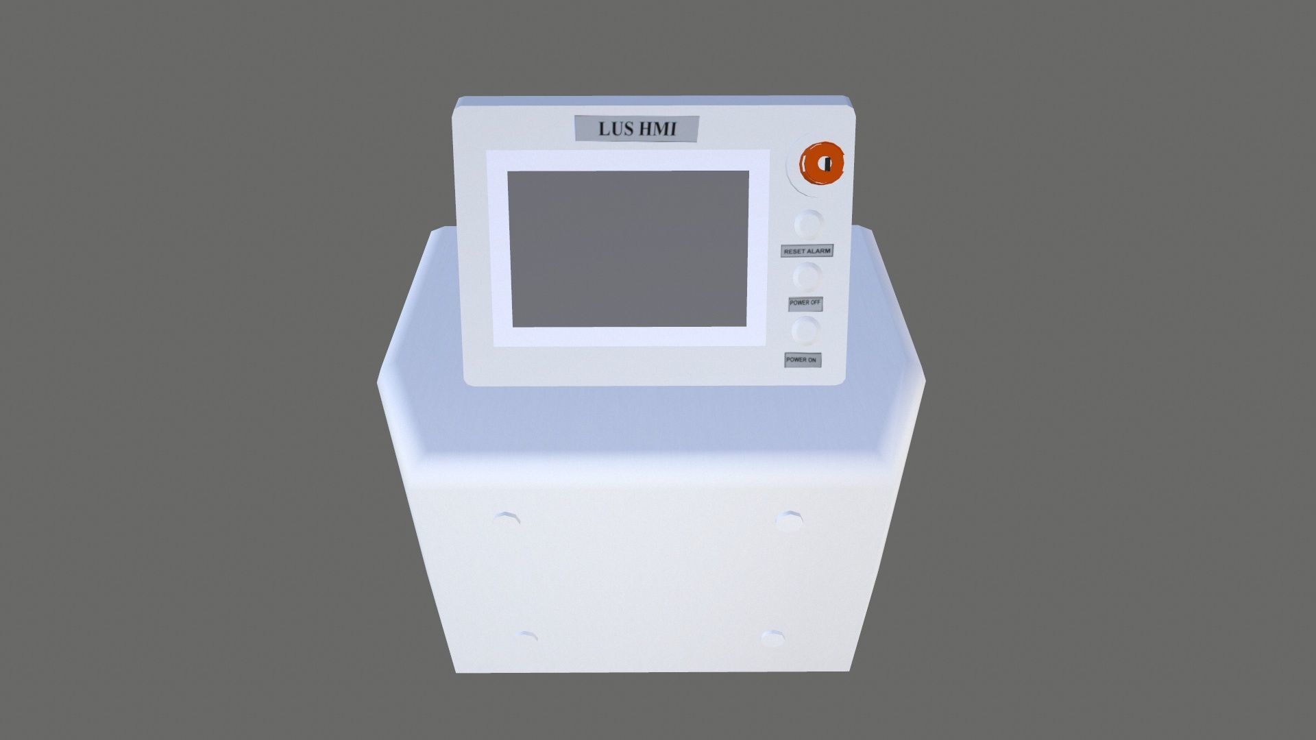 LUS HMI Panel Low-poly 3D model_7