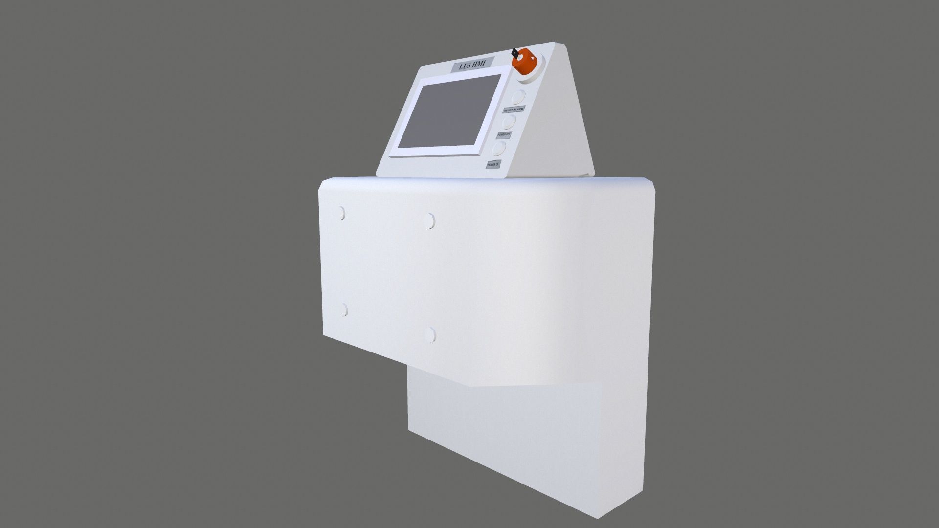 LUS HMI Panel Low-poly 3D model_3