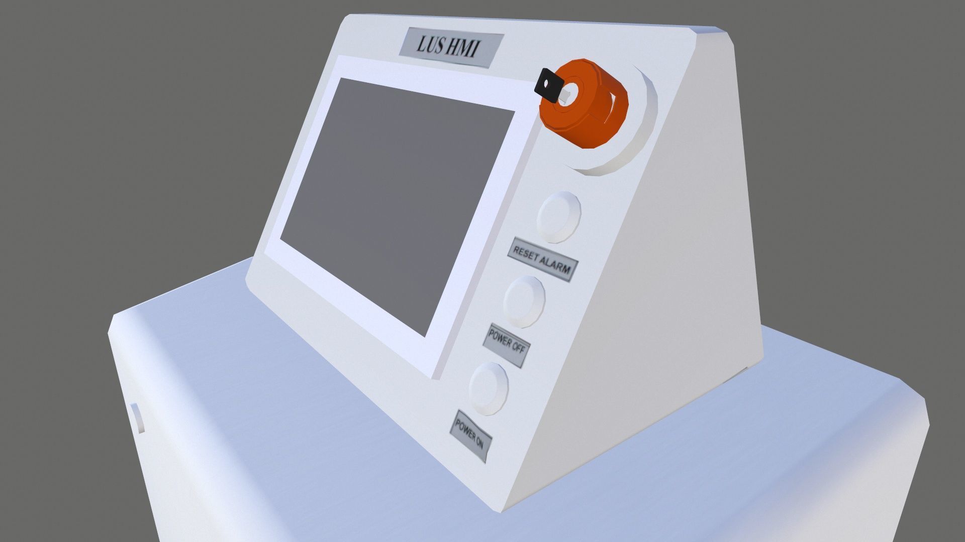 LUS HMI Panel Low-poly 3D model_8