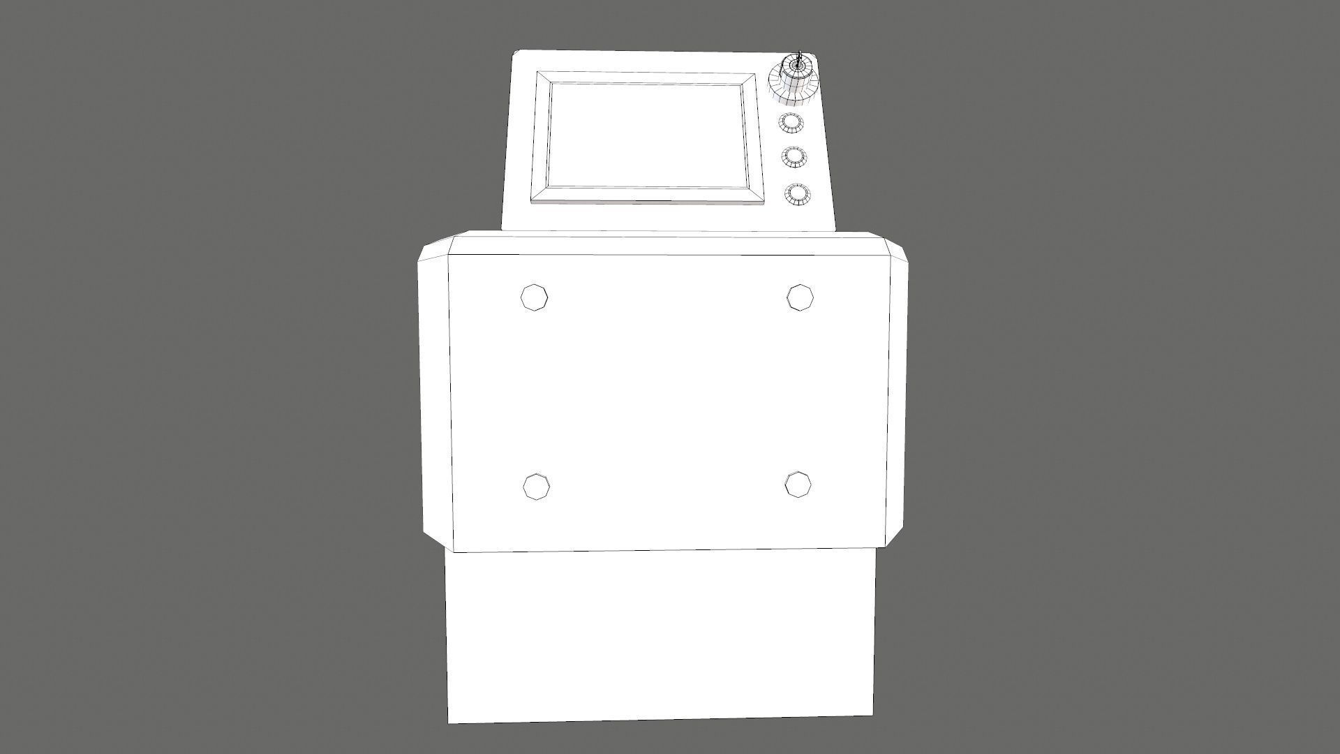 LUS HMI Panel Low-poly 3D model_12