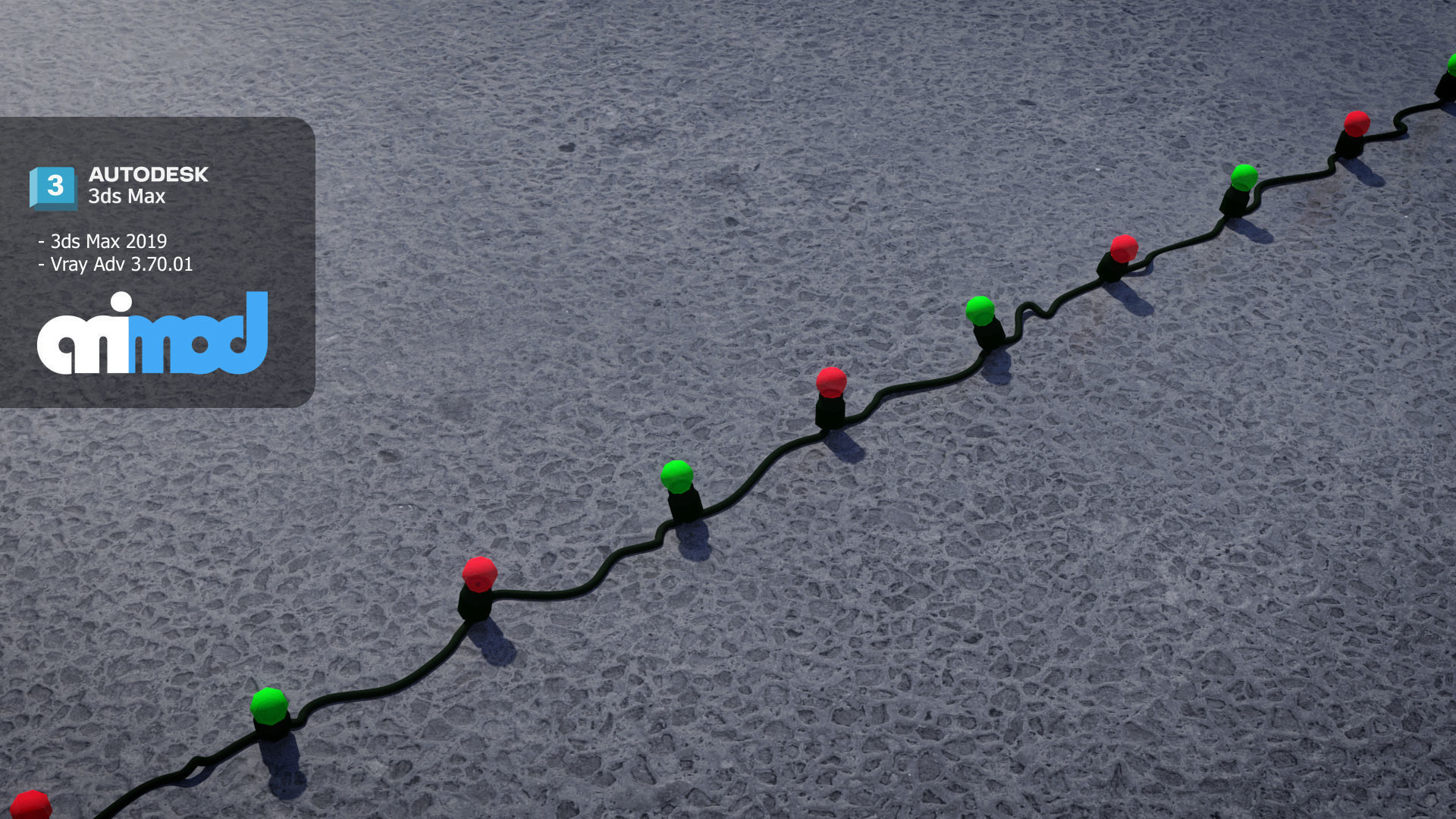 Christmas Light Bulb 3D model_1