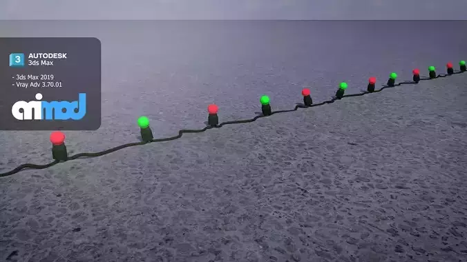 Christmas Light Bulb 3D model Christmas Light Bulb 3D model